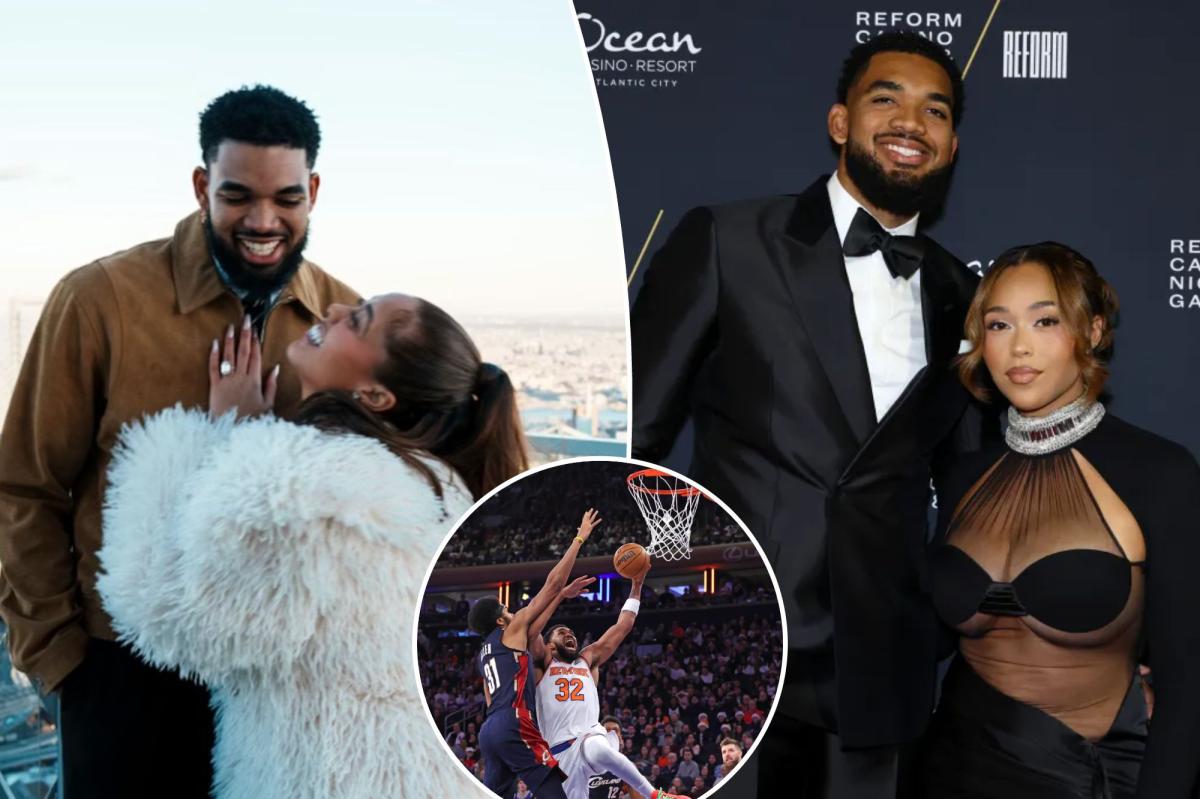 Knicks' Karl-Anthony Towns, Jordyn Woods announce engagement on Christmas