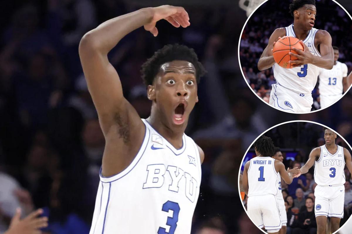 AJ Dybantsa, potential No. 1 pick, puts on show in front of Nets