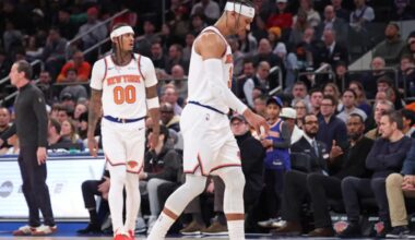 Josh Hart limps off with apparent ankle injury in latest Knicks worry