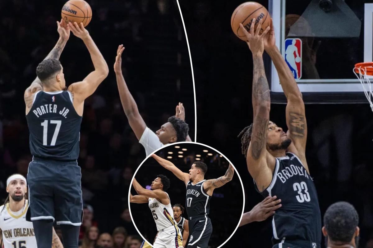 Michael Porter Jr. leads Nets to win over Pelicans