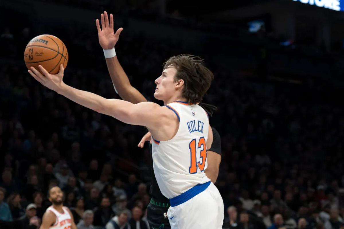 Tyler Kolek delivers Knicks silver lining with career night in road loss