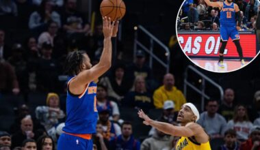 Jalen Brunson, OG Anunoby save Knicks from hangover in win over Pacers