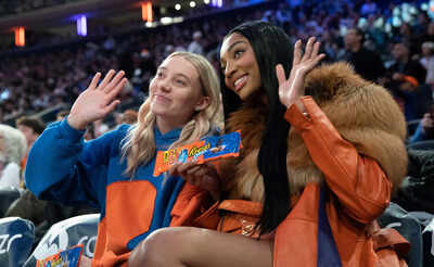 WNBA stars Paige Bueckers and Angel Reese steal spotlight with dazzling courtside appearance at New York Liberty–Orlando Magic game