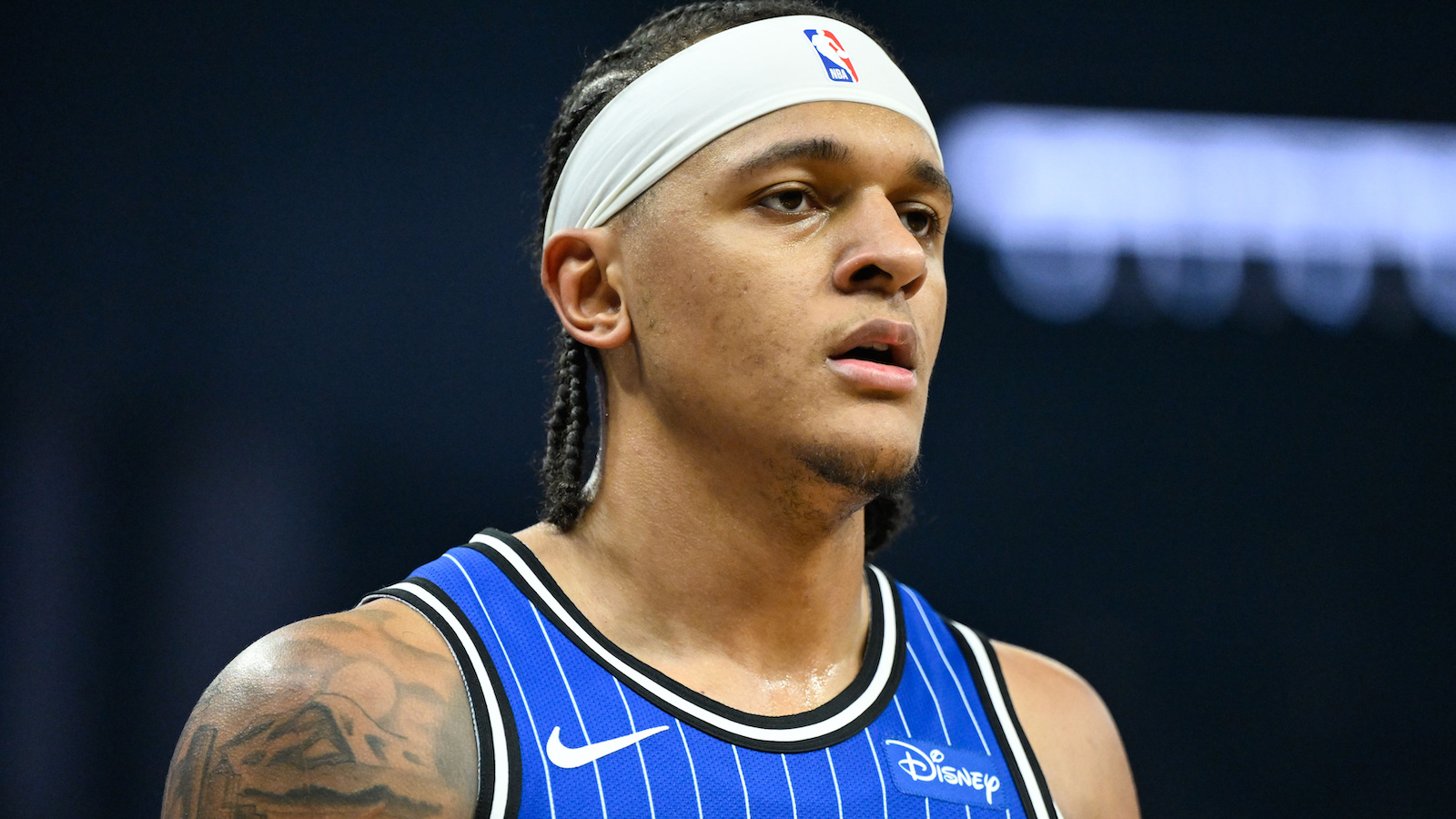 Paolo Banchero in a Magic uniform