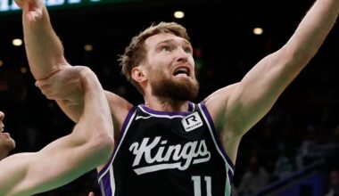 Kings' Domantas Sabonis out another month with knee injury