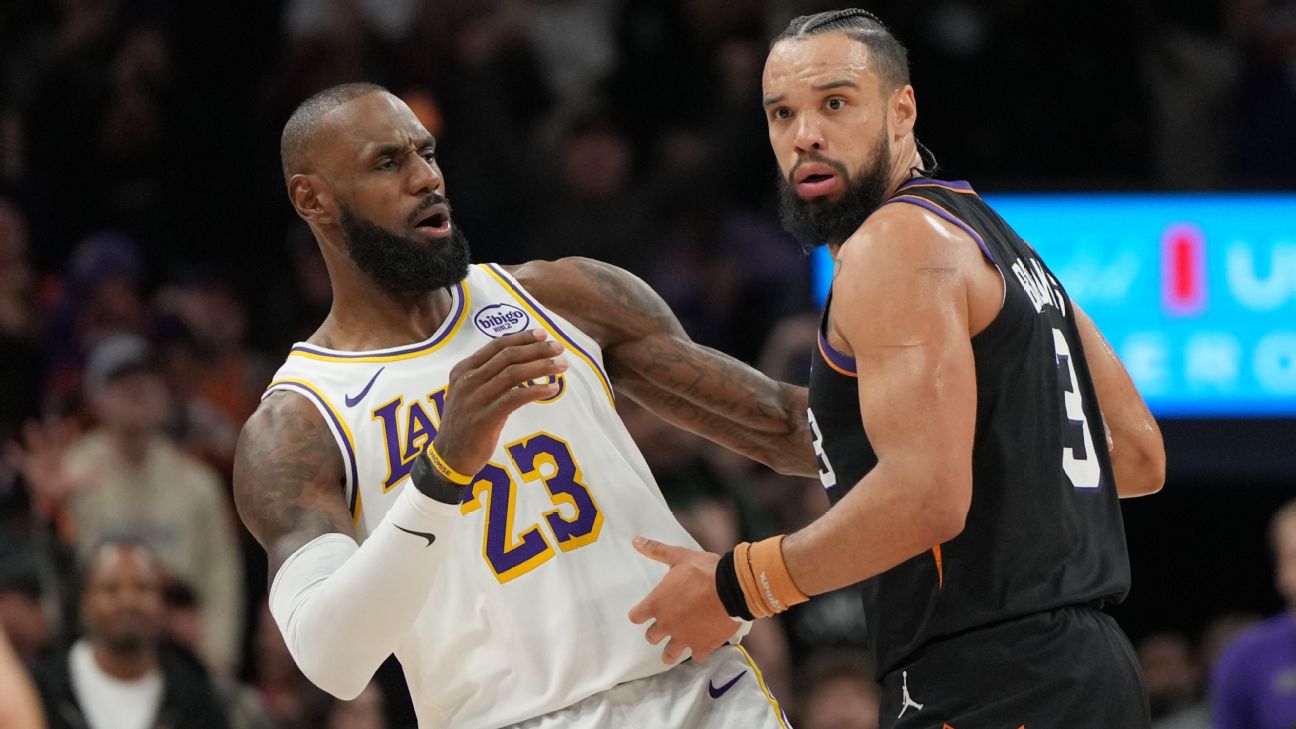 Lakers' LeBron James seals win after Suns' Dillon Brooks ejected