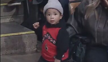 Tiny Raptors Fan Goes Viral for His Too Cute Jumbotron Dance Moves
