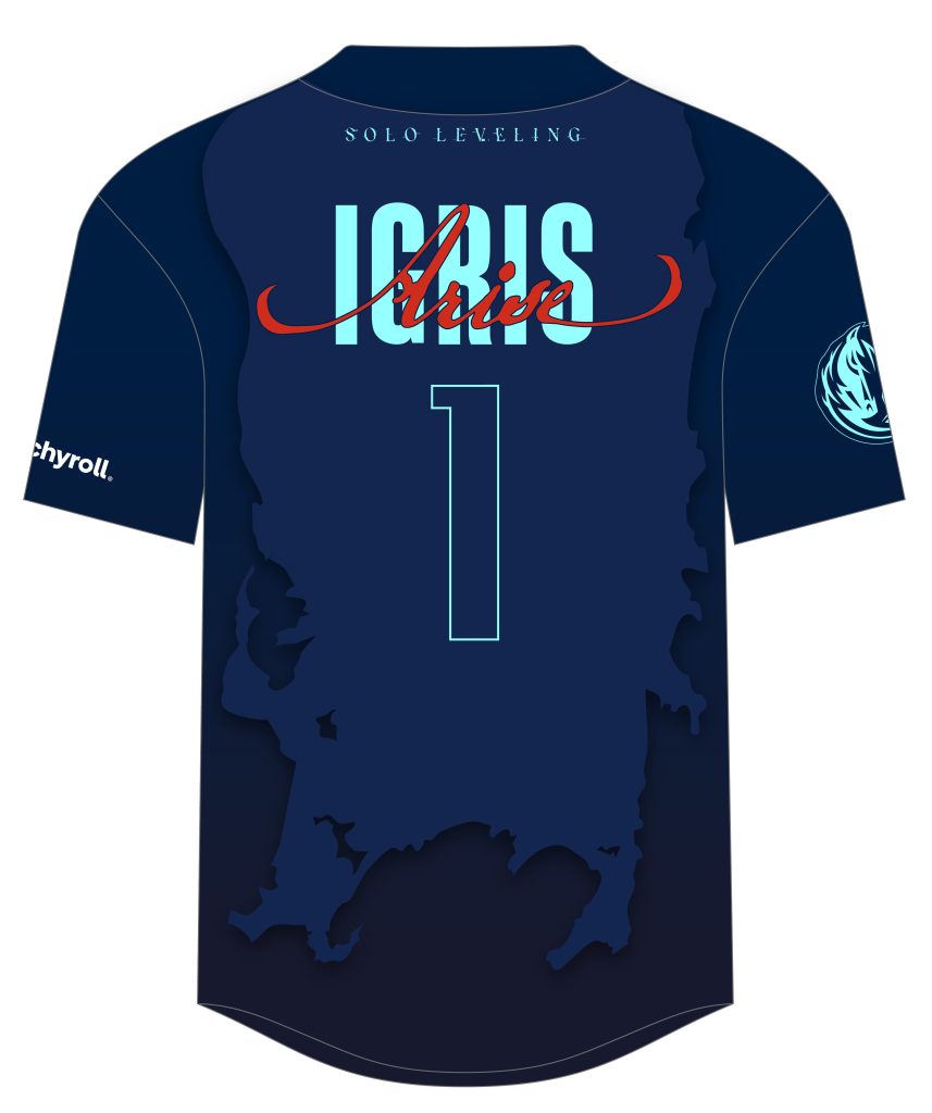 solo leveling dallas mavericks jersey igris