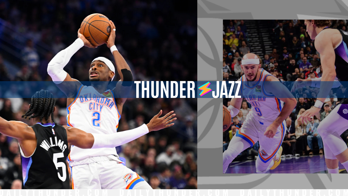 Oklahoma City Thunder (22-1) @ Utah Jazz (8-14)