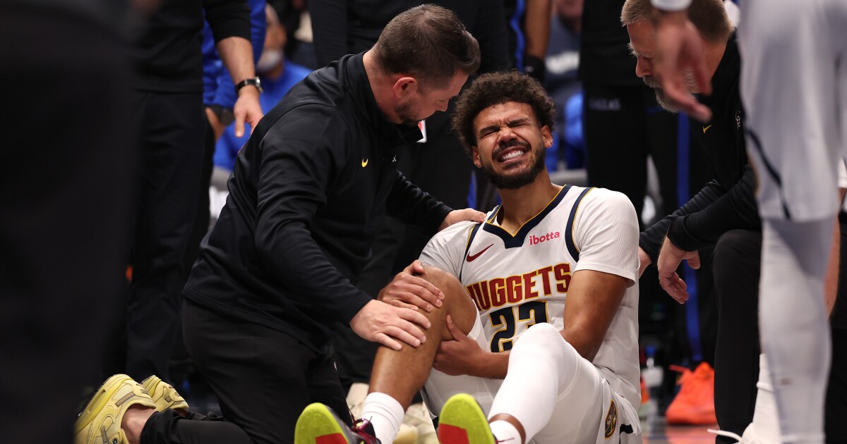 Nuggets' Cameron Johnson avoids major knee injury but will miss a few games