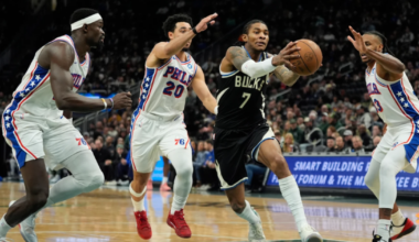 Milwaukee visits Detroit on 5-game road slide