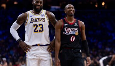 LeBron James' clutch 3-pointer lifts Lakers over 76ers in thriller