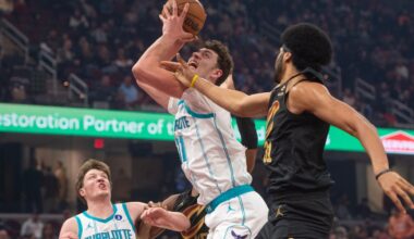 Knueppel scores 29 points, Miller has 25 in Hornets' 119-111 OT win over Cavaliers