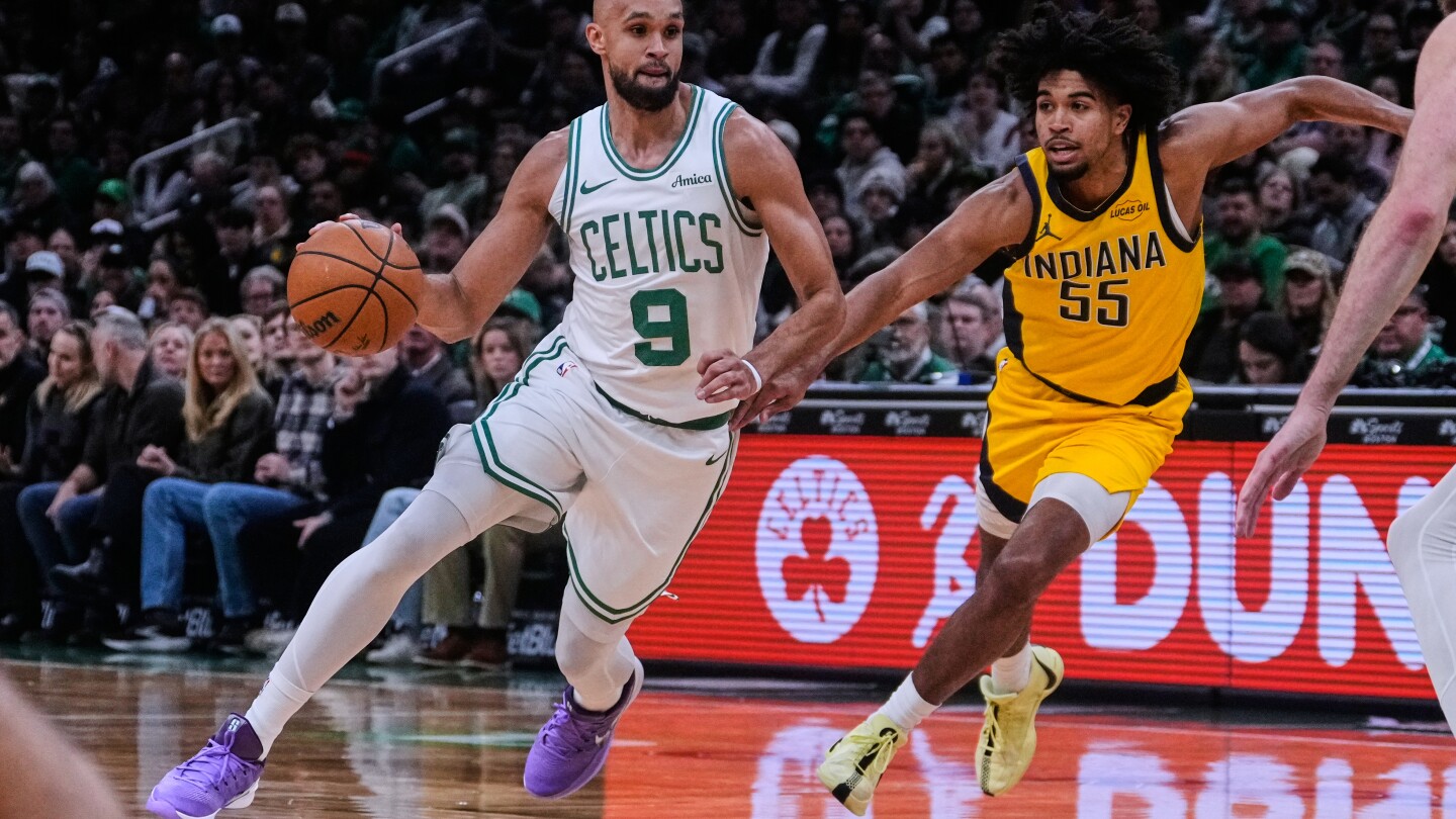 Jaylen Brown scores 31 points as Celtics rally past Pacers 103-95
