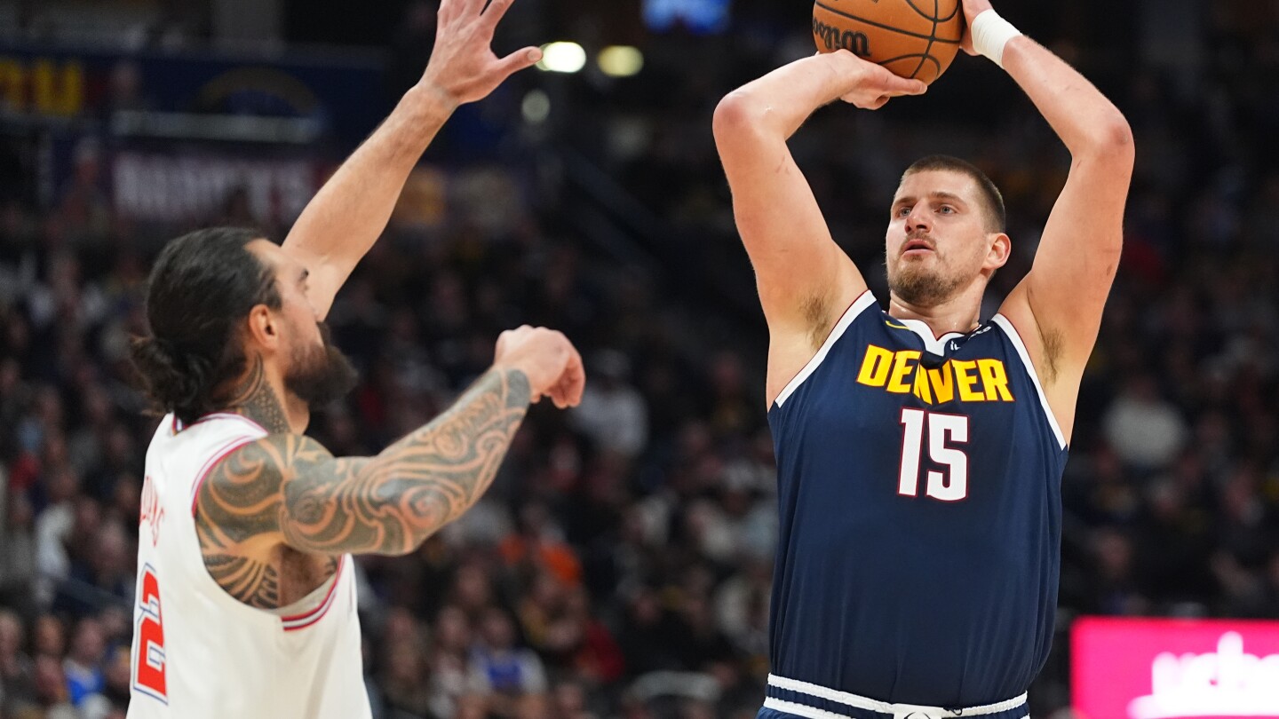 Nikola Jokic's 12th triple-double of the season leads Nuggets to OT win over Rockets