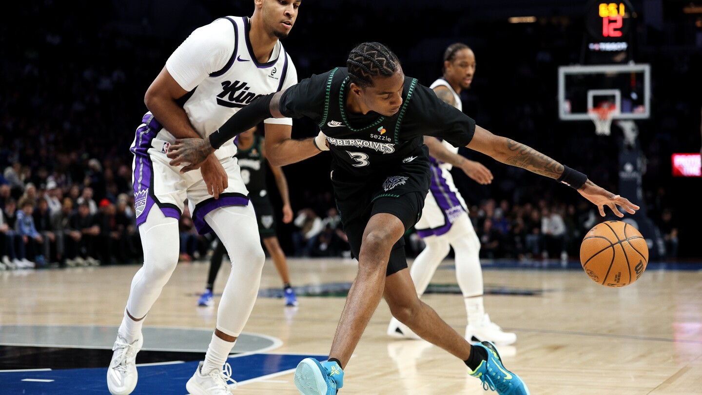 Timberwolves top Kings 117-103 without Edwards behind 24 points from Randle