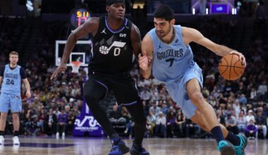 Santi Aldama scores a career-high 37 points to lead the Grizzlies past the Jazz