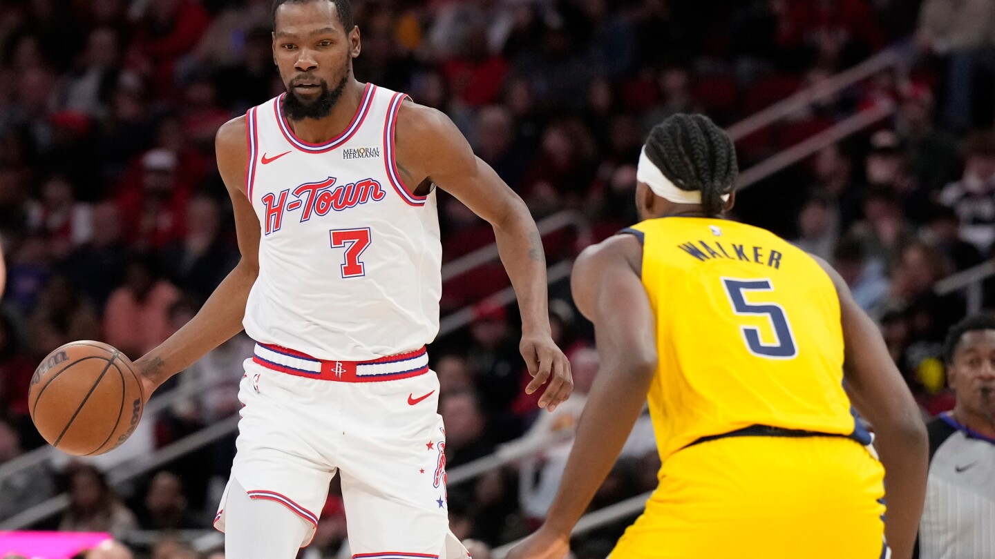Houston Rockets secure third straight win with Kevin Durant's 30-point performance