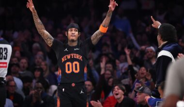 Knicks jump to 23-0 lead and rout Jazz 146-112