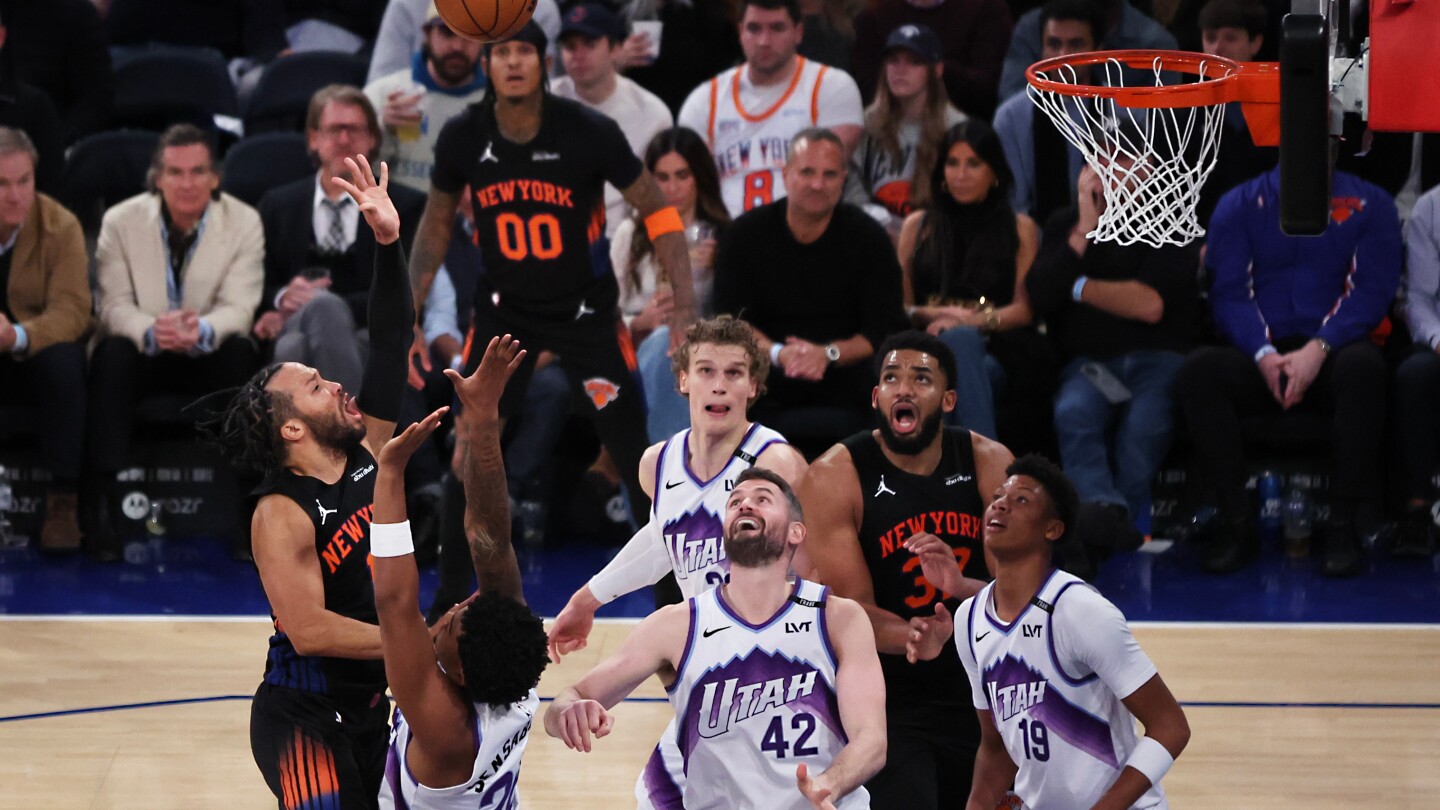 Knicks jump out to 23-0 lead over Jazz, largest in NBA play-by-play era