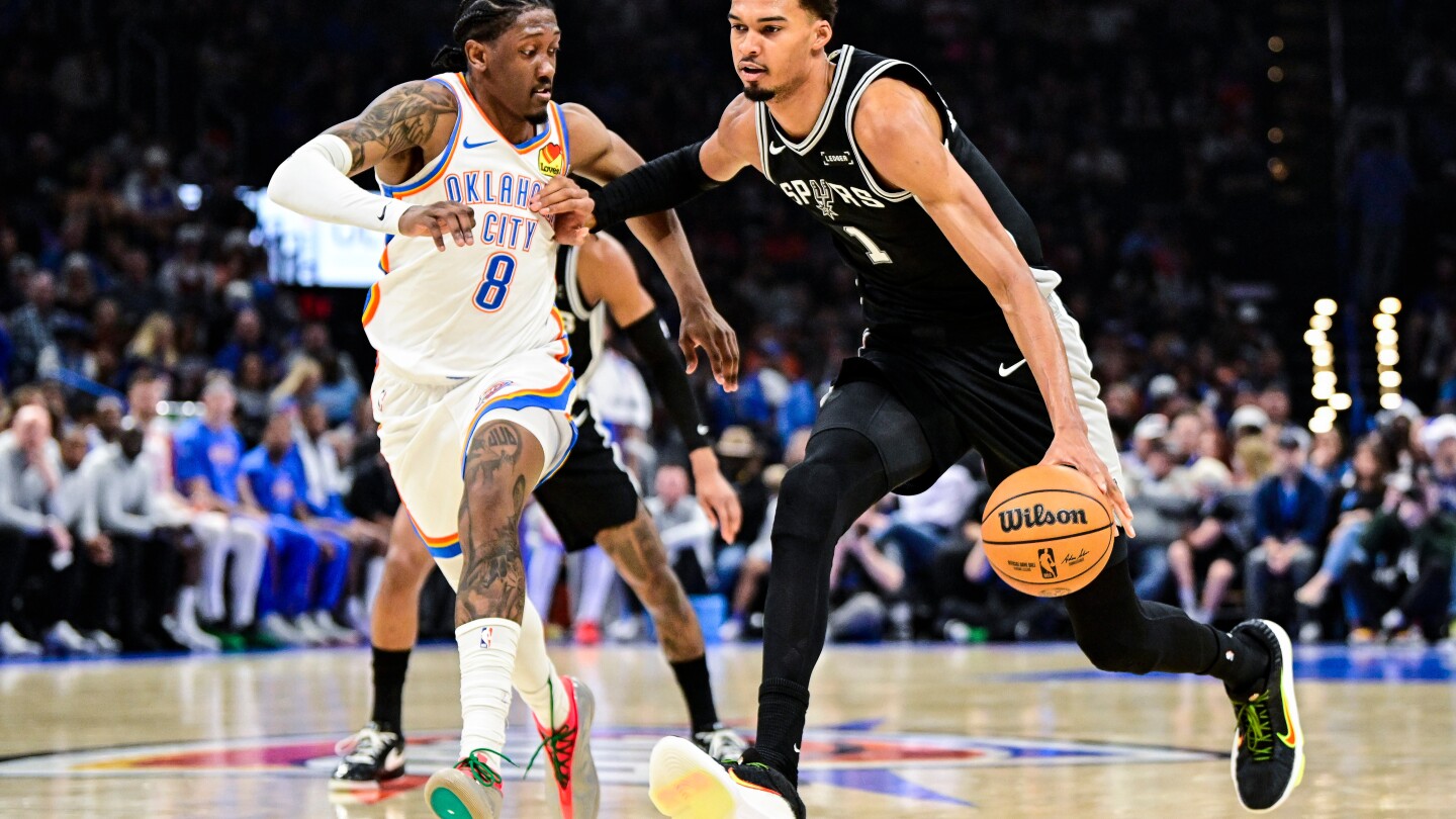 Thunder's home streak ends as Spurs claim victory in NBA showdown