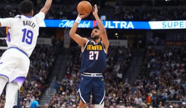 Nuggets open a 19-0 lead and rout the Jazz 135-112