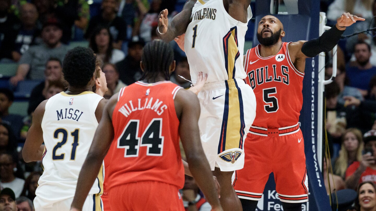 Zion Williamson and Pelicans beat Bulls to end 9-game skid