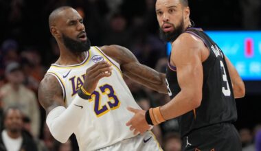 Lakers blow 20-point lead but win after Suns' Dillon Brooks ejected