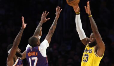 Lakers seven-game winning streak ends