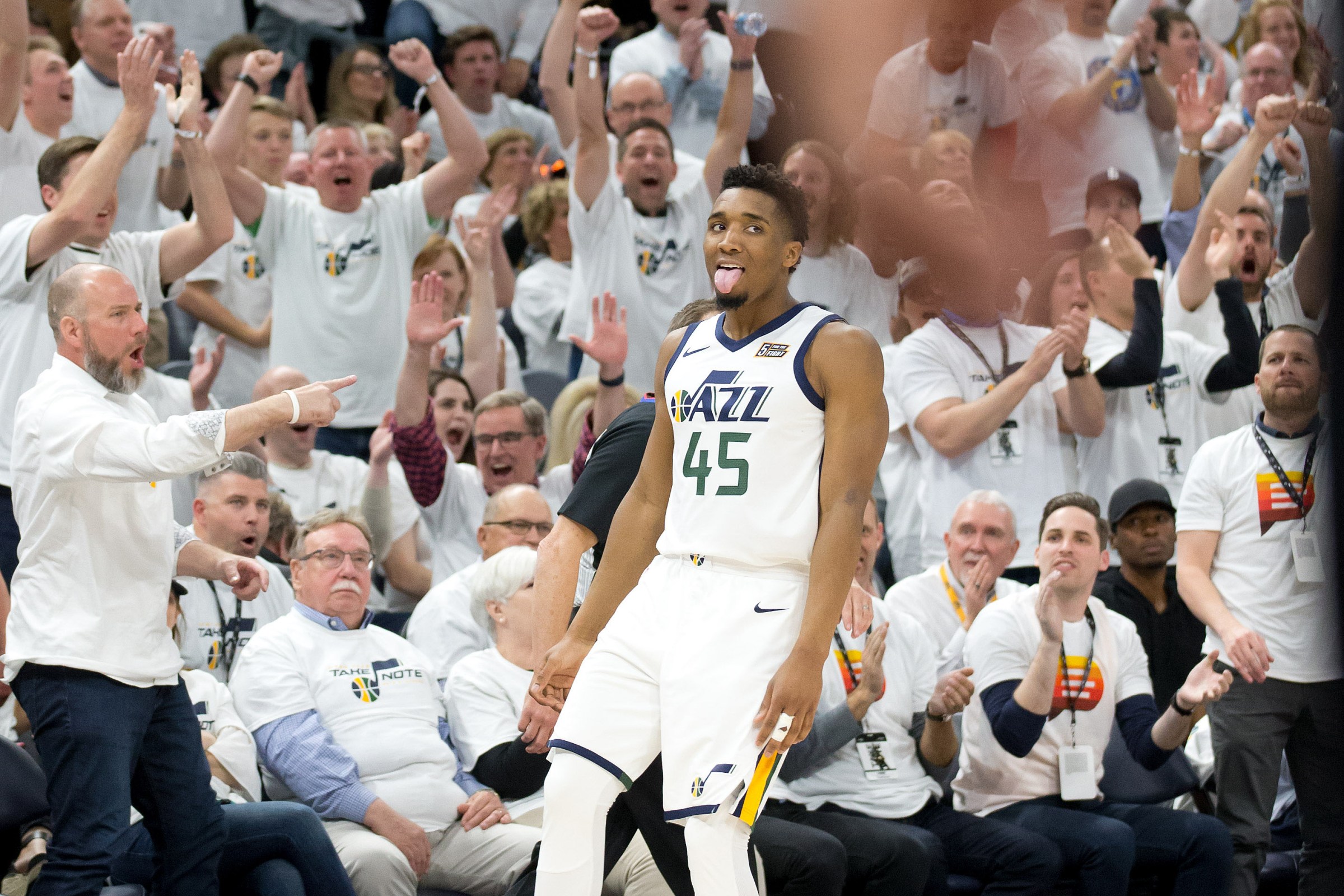 NBA: Playoffs-Oklahoma City Thunder at Utah Jazz
