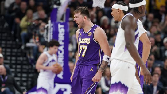 Luka Dončić's triple-double powers Lakers comeback in Utah