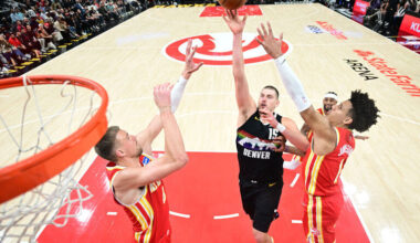 Jokic scores 39 points as Nuggets rally in 4th for tense win vs. Hawks