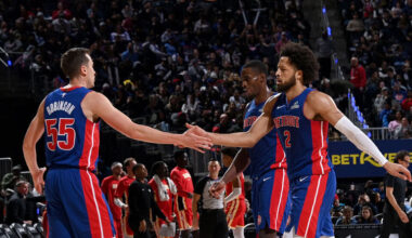 Pistons match NBA record for scoring balance in big win over Hawks