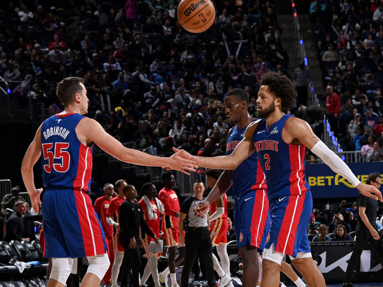Pistons match NBA record for scoring balance in big win over Hawks