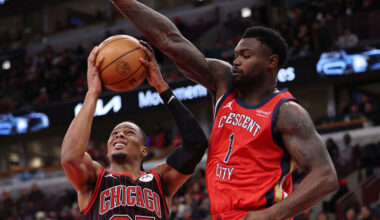 Zion scores 18 in return to lift Pelicans past Bulls