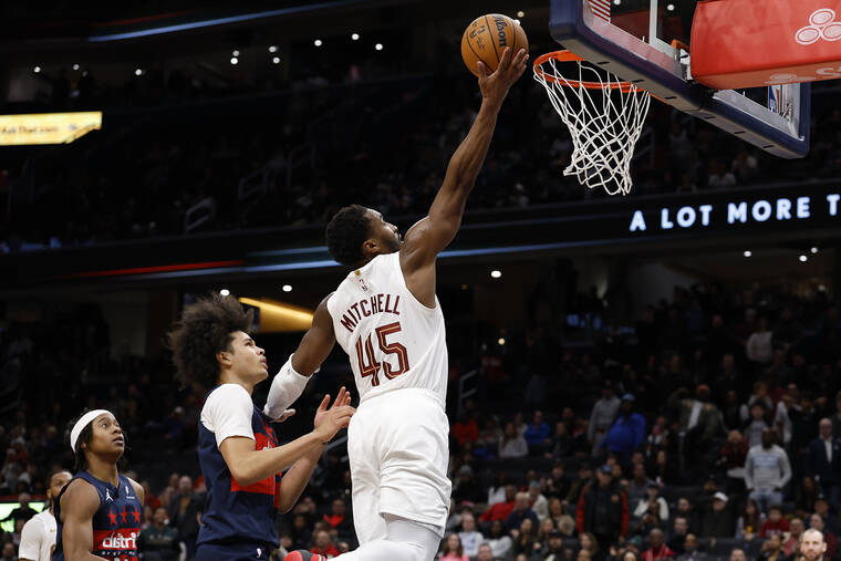 Donovan Mitchell (48 points), Cavaliers rally to stun Wizards