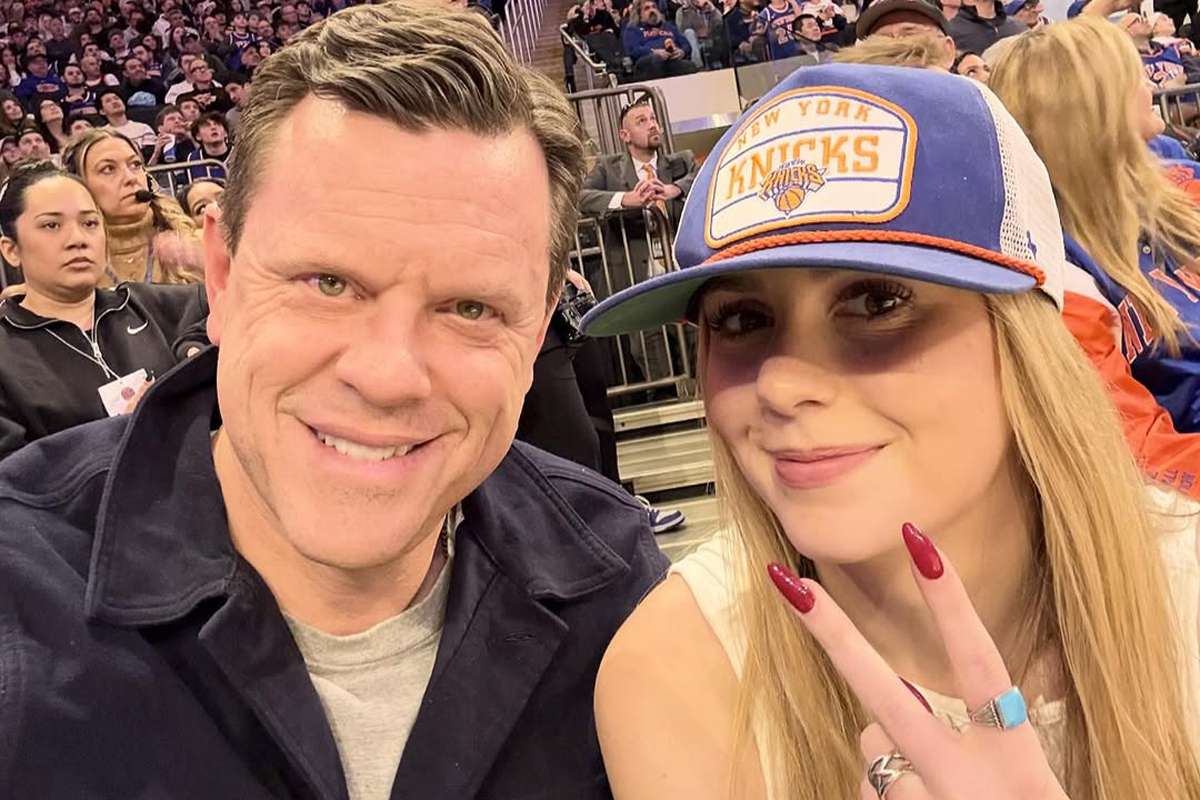 Willie Geist Shares Rare Photo with Daughter Lucie at Knicks Game