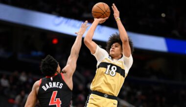 Keyshawn George scores 23 points and Wizards beat struggling Raptors 138-117