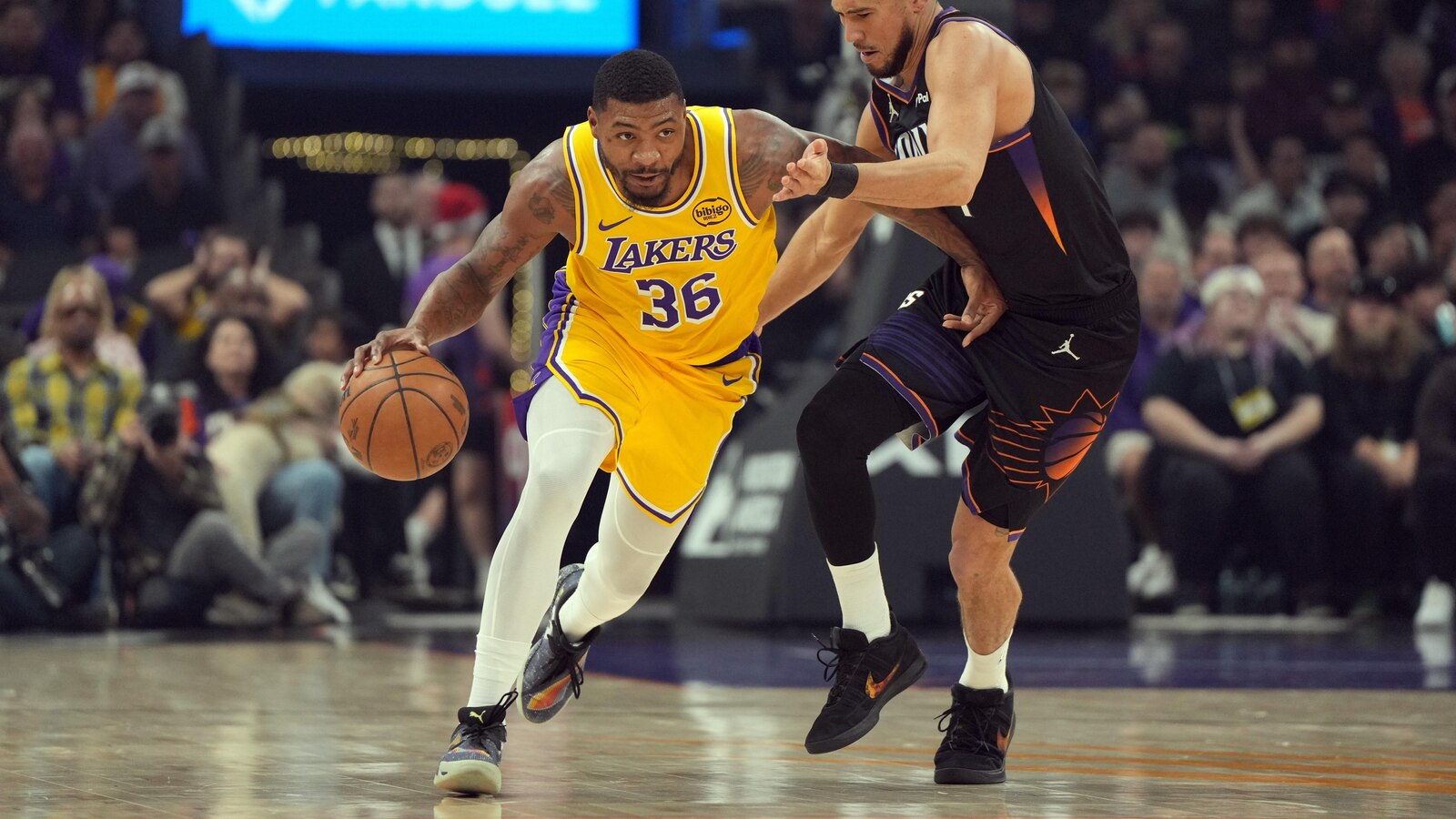 Dillon Brooks scores 25, Suns dominate Luka-less Lakers for a 132-108 victory