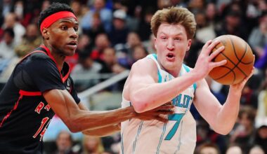 Kon Knueppel hits 5 3-pointers, scores 21 points to lead Hornets past Raptors, 111-86