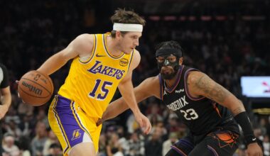 Lakers' Austin Reaves could miss at least a month with a strained left calf