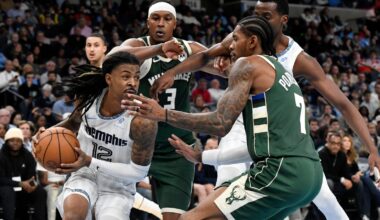 Jackson scores 24 points and Morant adds 17 in his return as the Grizzlies beat the Bucks 125-104