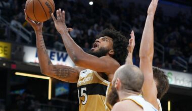 Bagley's double-double helps Wizards snap 4-game skid with 108-89 win over Pacers