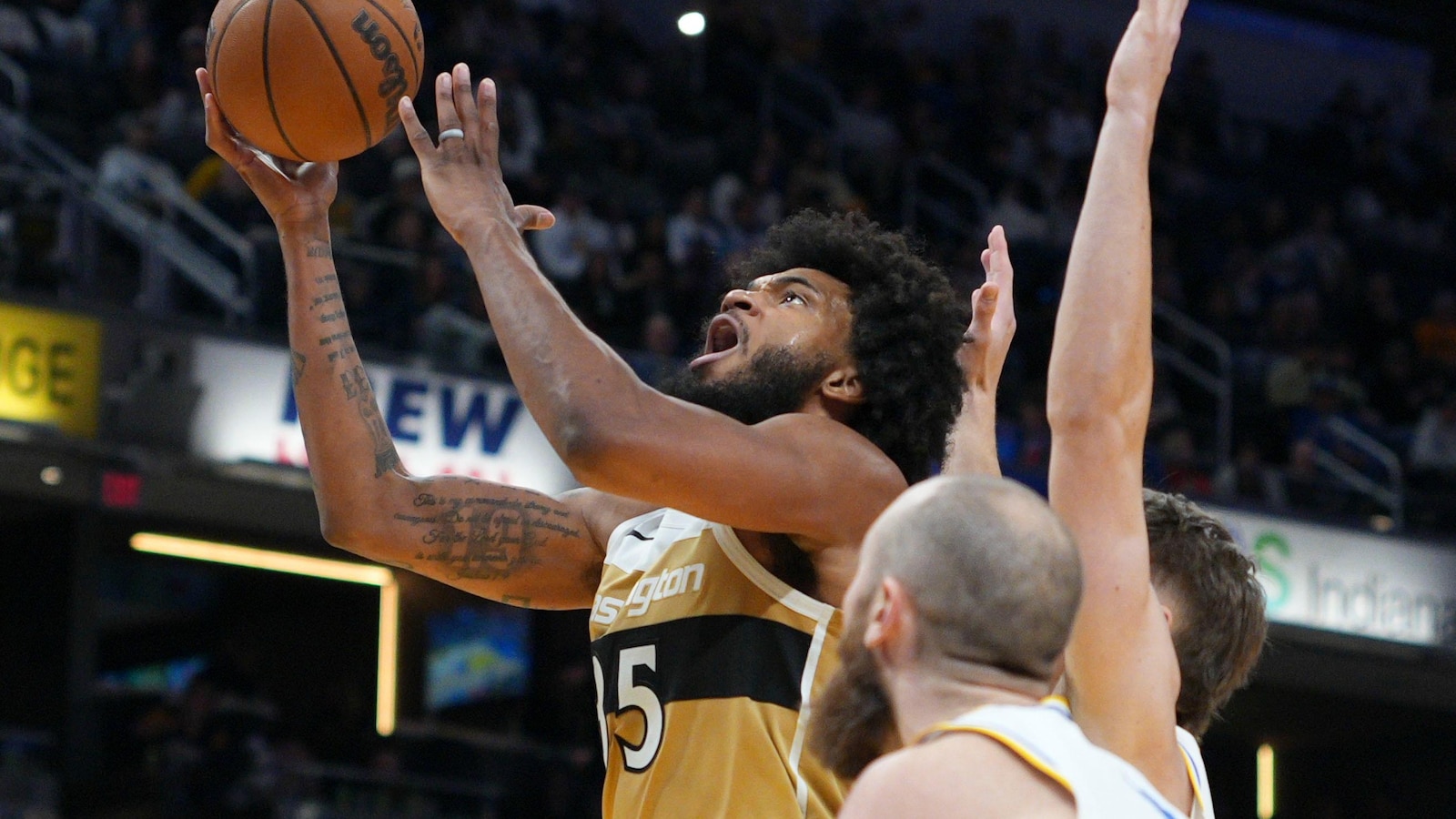 Bagley's double-double helps Wizards snap 4-game skid with 108-89 win over Pacers