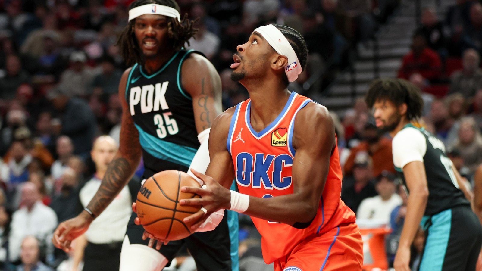 Gilgeous-Alexander scores 26, Thunder hold on to beat Trail Blazers 123-115