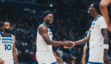 Anthony Edwards/Minnesota Timberwolves Public Relations Account X