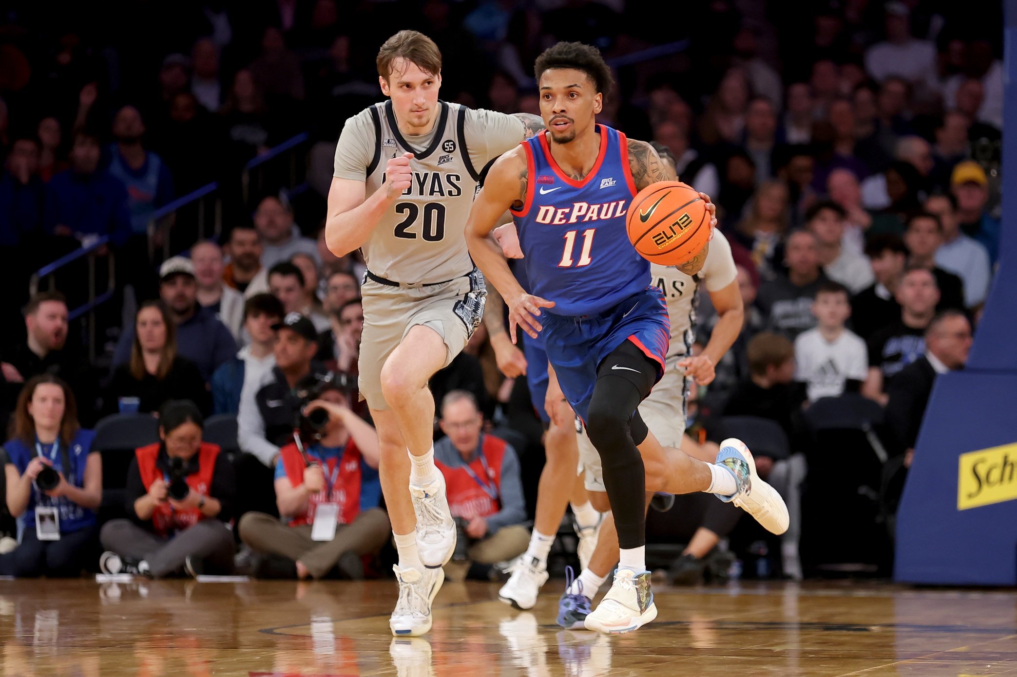 college basketball picks CJ Gunn DePaul Blue Demons predictions best bet odds