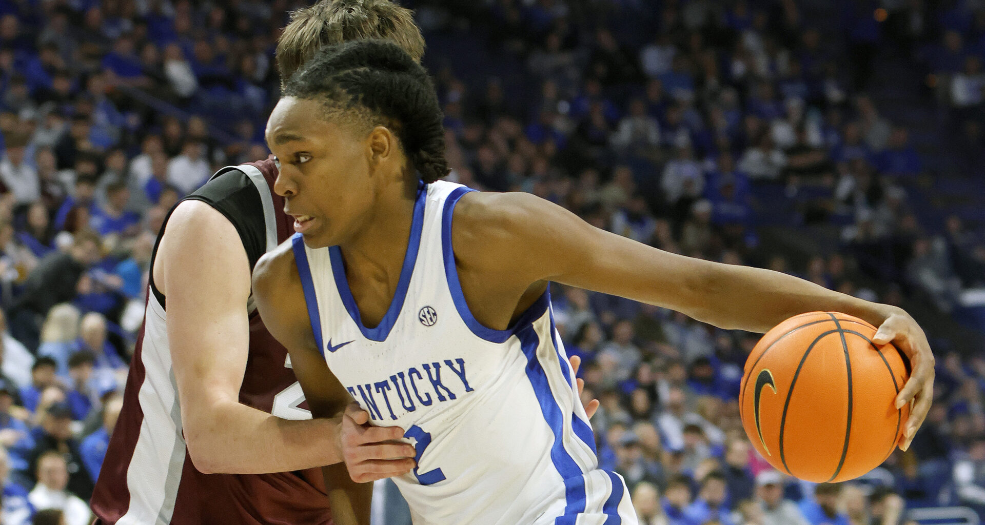 Will Stein is introduced as the new head football coach of the University of Kentucky on December 3, 2025 at Nutter Field House in Lexington, Ky. Photo by Crawford Ifland, Kentucky Sports Radio/On3