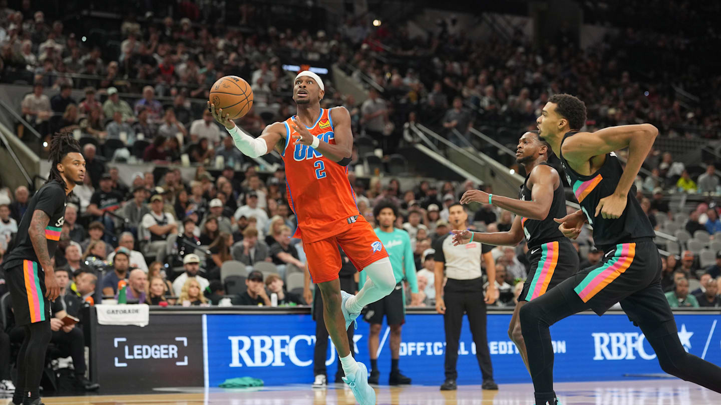 Shai Gilgeous-Alexander Discusses OKC Thunder Bout With Spurs