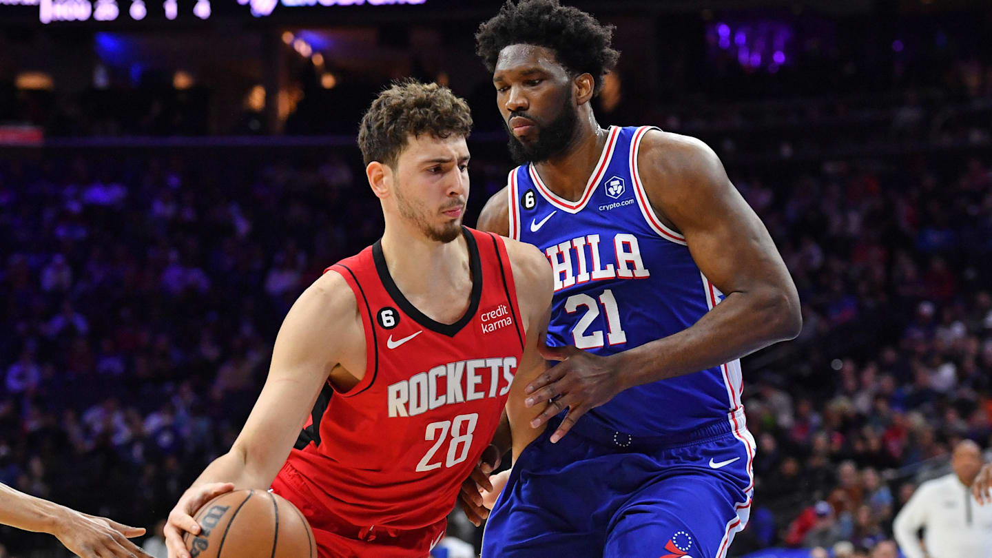 Sixers Joel Embiid Trolls Rockets Alperen Sengun on Social Media